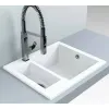 Кухонная мойка Fancy Marble Arizona 600x500x215 белая (105060001)- Фото 3